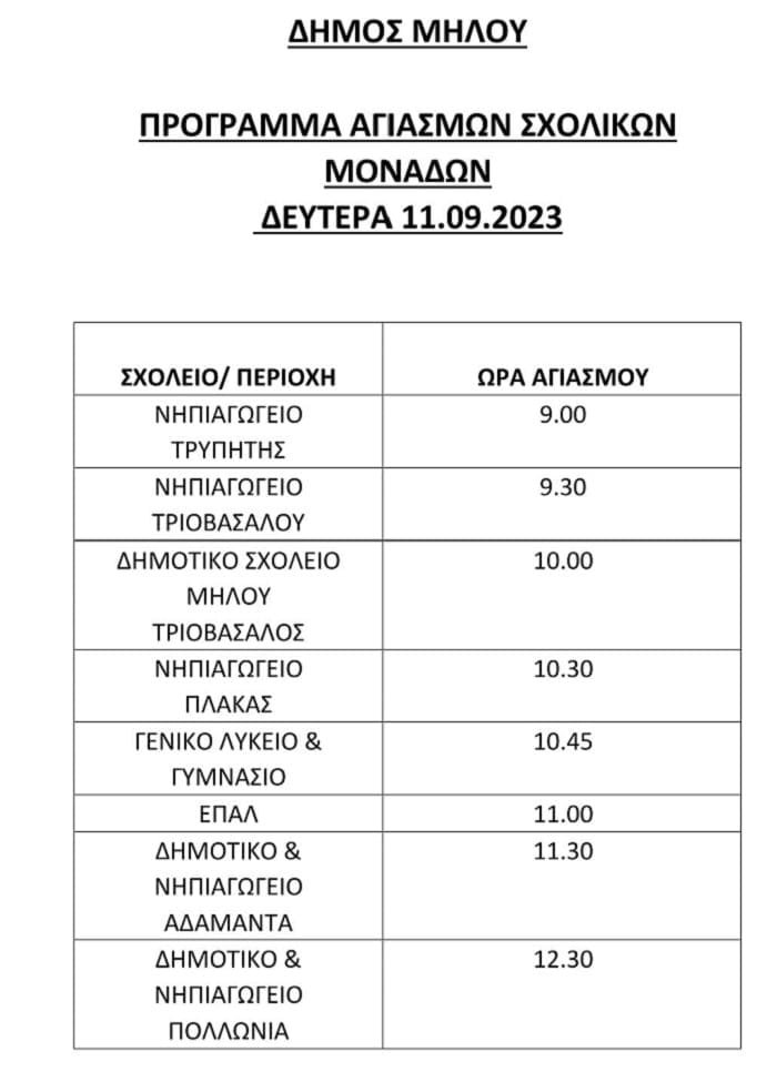 agiasmos sxoleia milos 2023 min